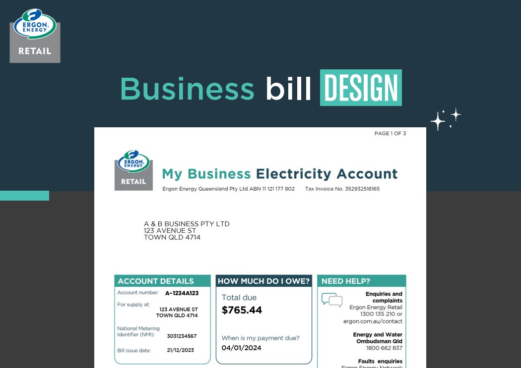 Business Bill Design