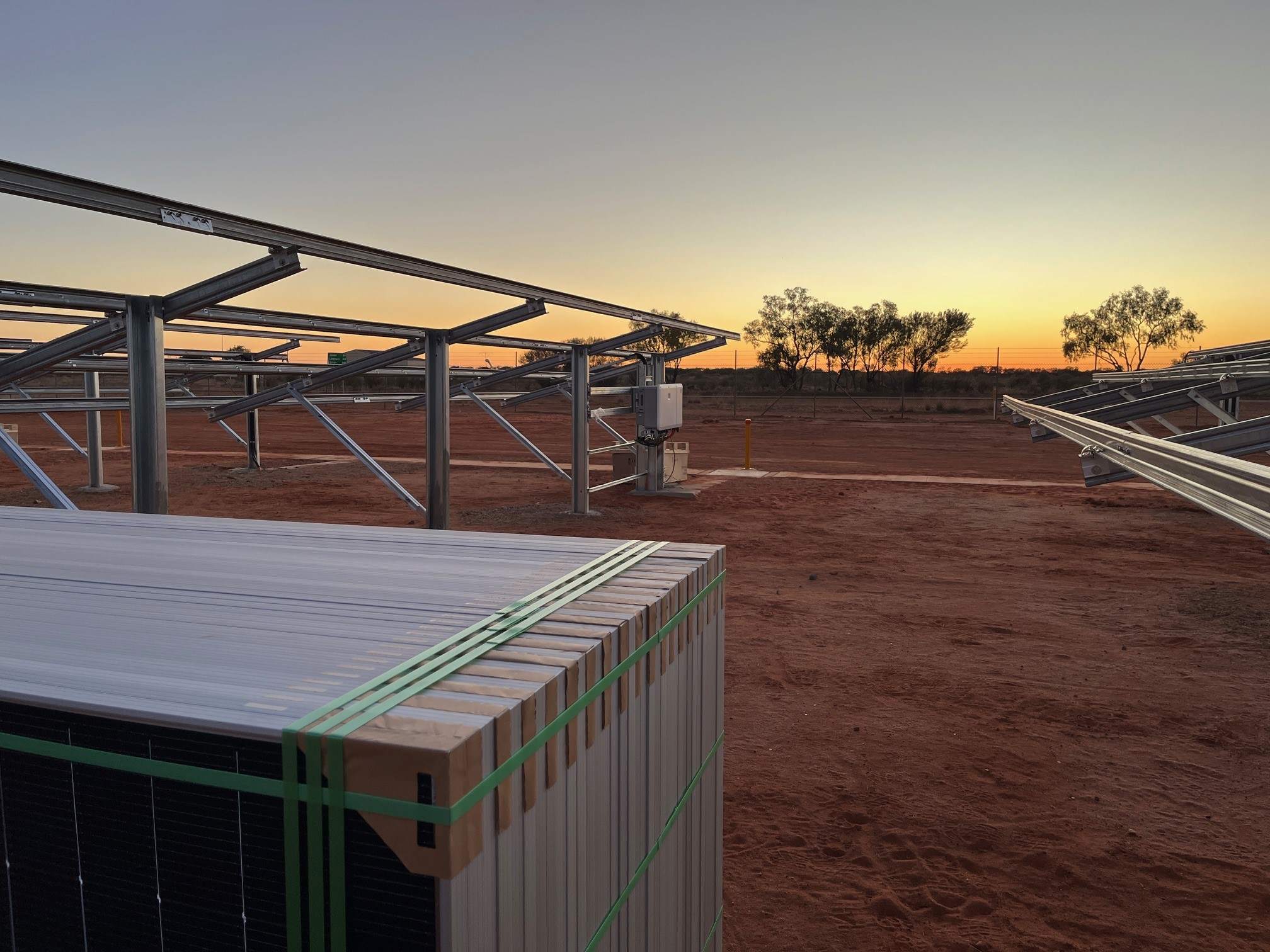 Windorah sunrise racking frames