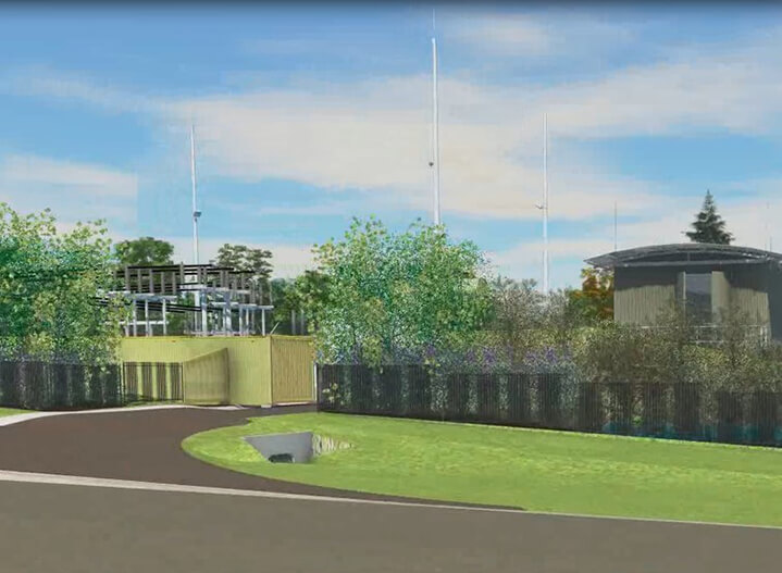Substation concept ground view