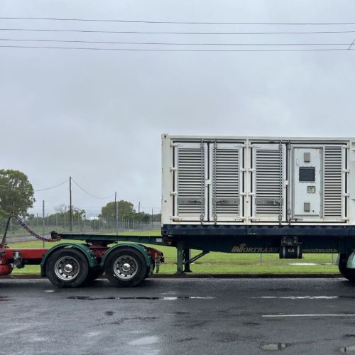 A generator on a trailer