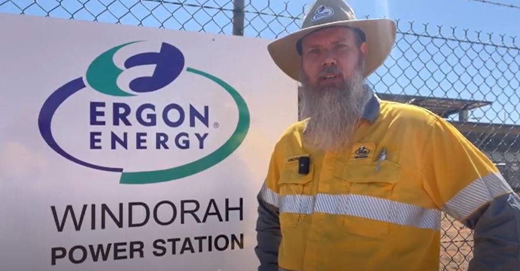 Windorah solar farm and battery sign